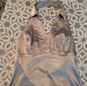 Excellent Condition Silver I.N. San Francisco blouse Size Large (Juniors)